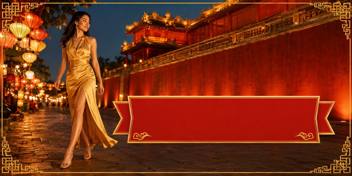 Người dùng Huế trải nghiệm Live Casino vào buổi tối tại chợ đêm