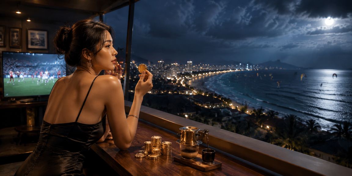 Người dùng Mũi Né đặt cược thể thao mức cao tại quán cà phê ven biển
